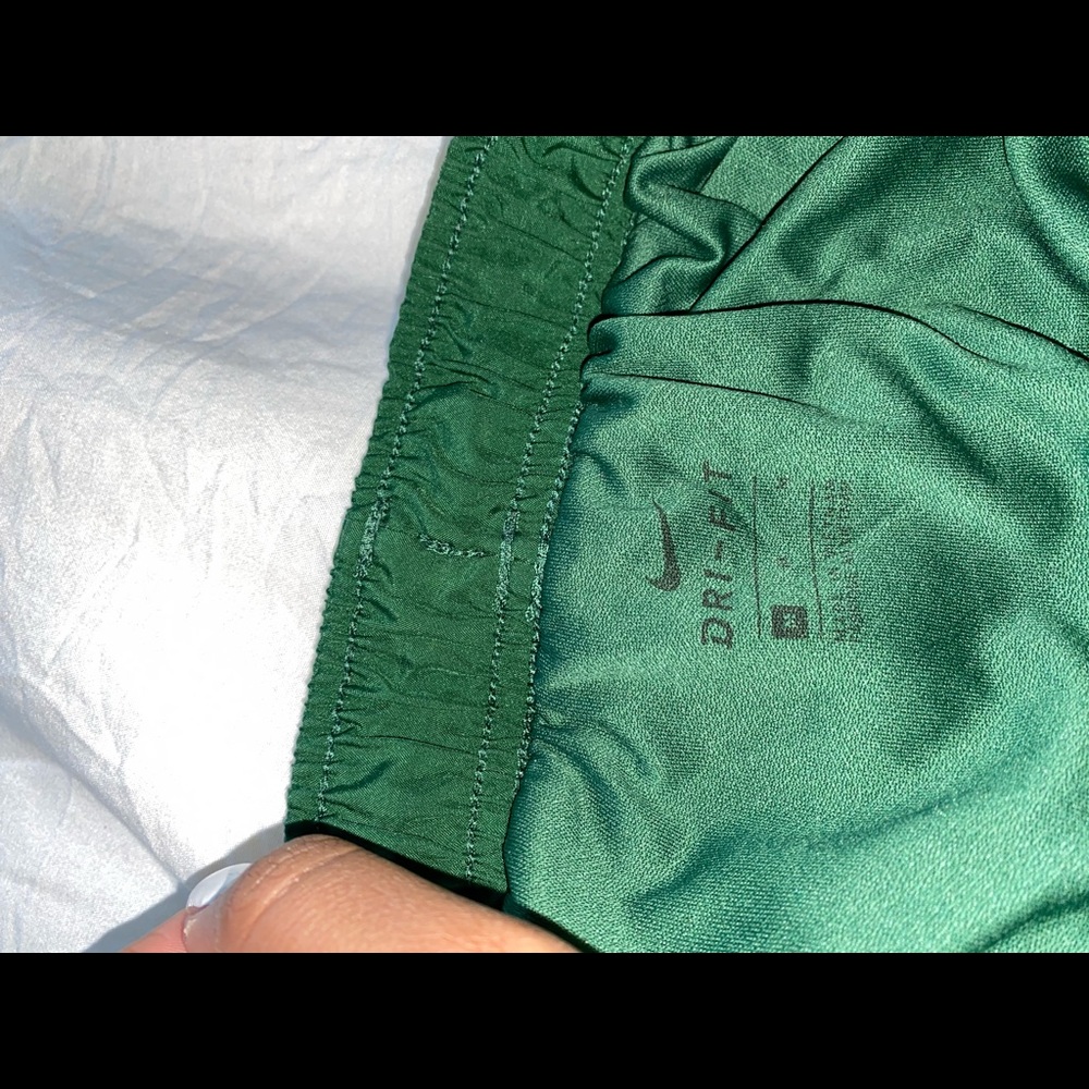 Green Nike Dri-Fit Shorts - Picture 2 of 3